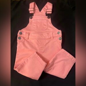 6 month Girls Pink Overalls